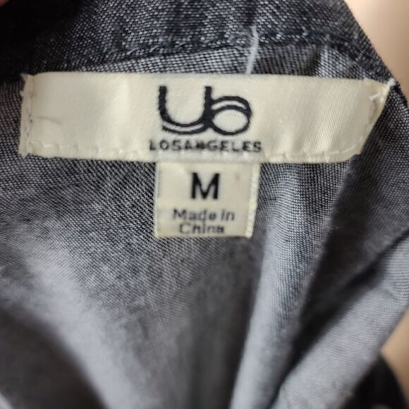 YA Los angle Denim Studded Sleeveless Dress - Picture 2 of 8